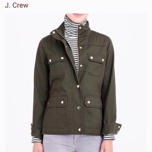 J crew army green jacket